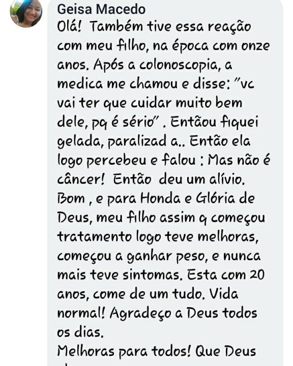 as doenças inflamatórias intestinais não se apresentam exatamente da mesma forma nos pacientes