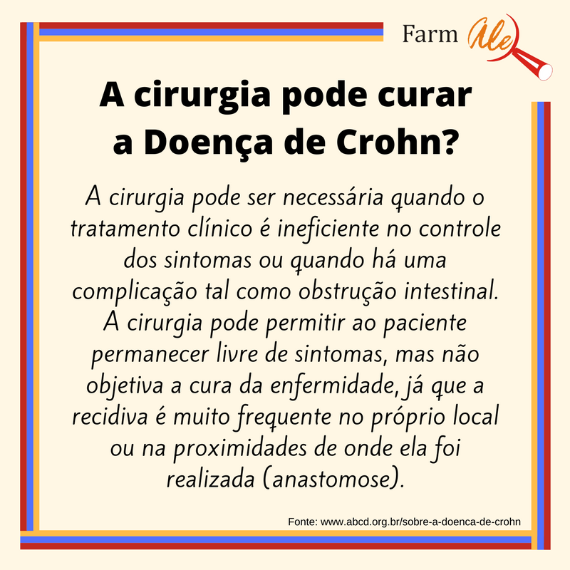 A cirurgia pode curar a Doença de Crohn?