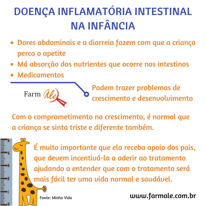 Atraso do crescimento na infância com DII