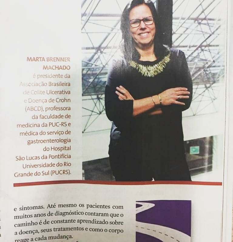 Matéria sobre doenças inflamatórias intestinais na Viva Saúde