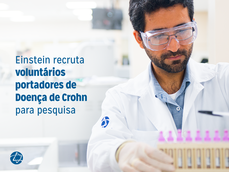Einstein recruta voluntários portadores de Doença de Crohn