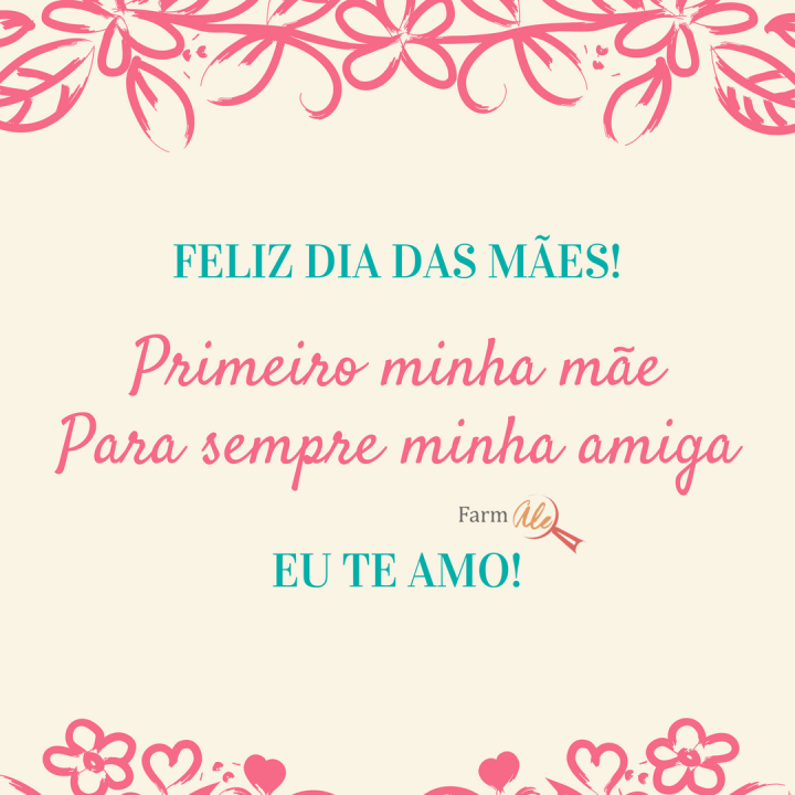 Feliz Dia das Mães