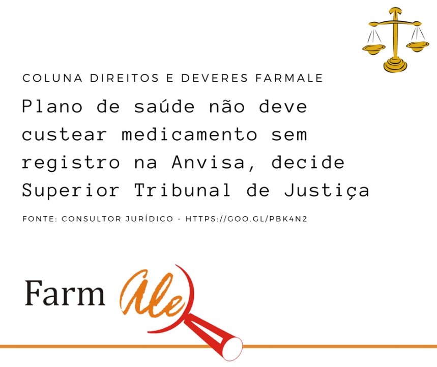 STJ decide que plano de saúde não deve custear medicamento sem registro na Anvisa