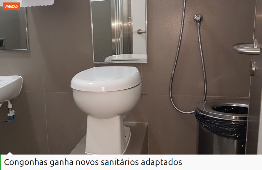 Congonhas ganha novos sanitários adaptados