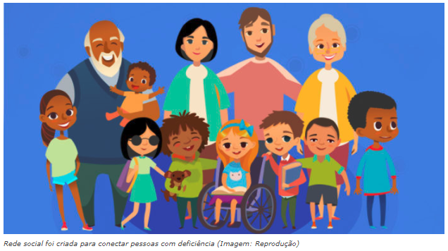 Rede social que conecta pessoas com deficiência