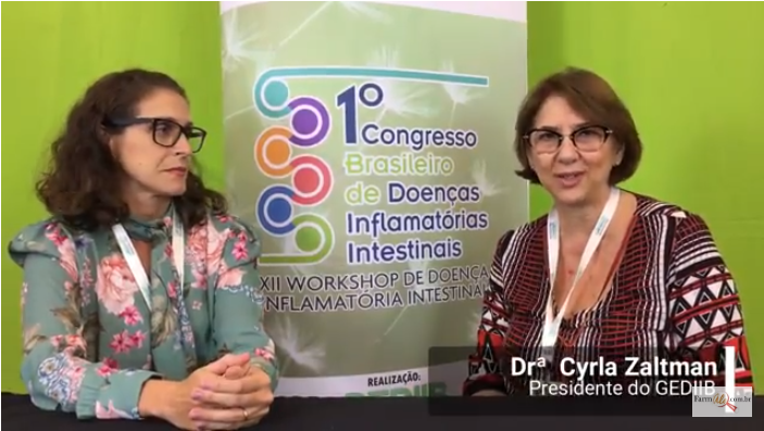 Dra Cyrla Zaltman fala sobre o I Congresso Brasileiro de Doenças Inflamatórias Intestinais