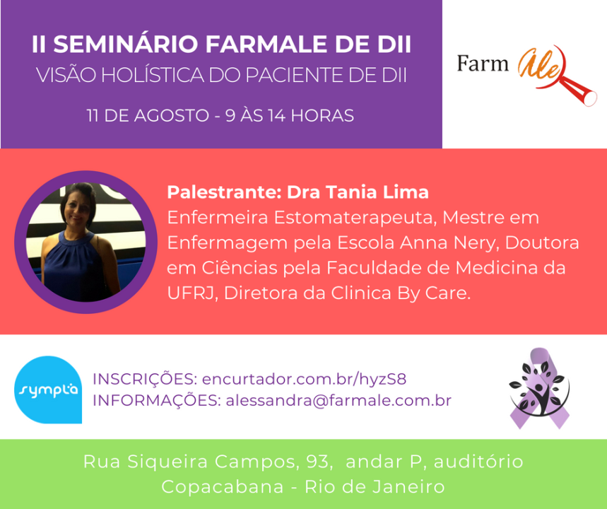 Dra Tania Lima estará no II Seminário Farmale de DII