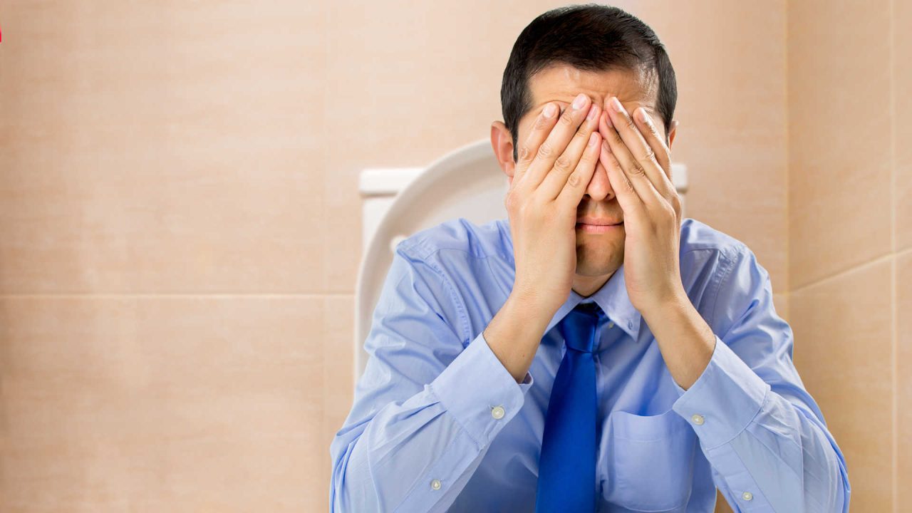 Três causas para a presença de sangue nas fezes