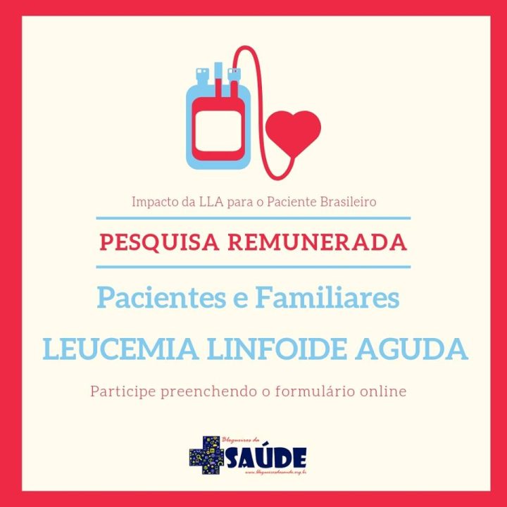 Pesquisa busca entender o impacto da Leucemia Linfoide Aguda no Brasil