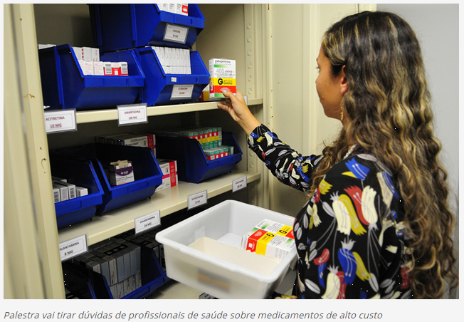 Saúde promove palestra sobre medicamentos de alto custo