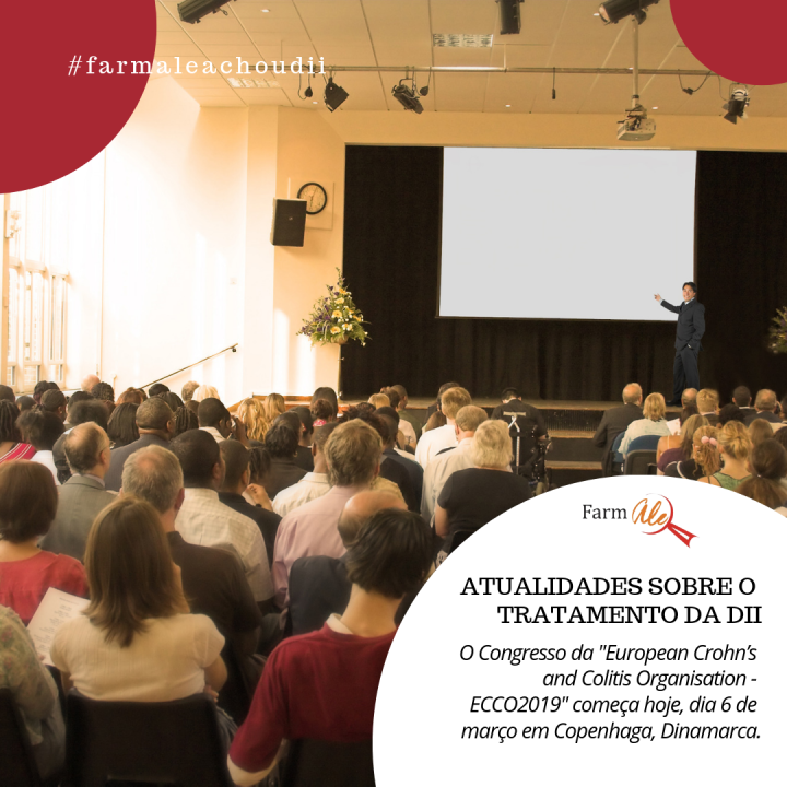 ECCO 2019: principal evento europeu de Gastrenterologia dedicado ao estudo e tratamento da doença inflamatória intestinal