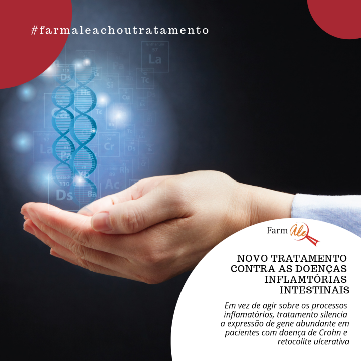 Tratamento silencia a expressão de gene abundante em pacientes com doença de Crohn e colite ulcerativa
