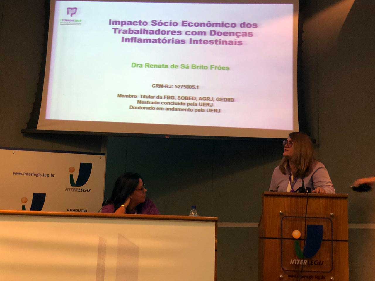 AGRJ participa de fórum para pacientes com DII