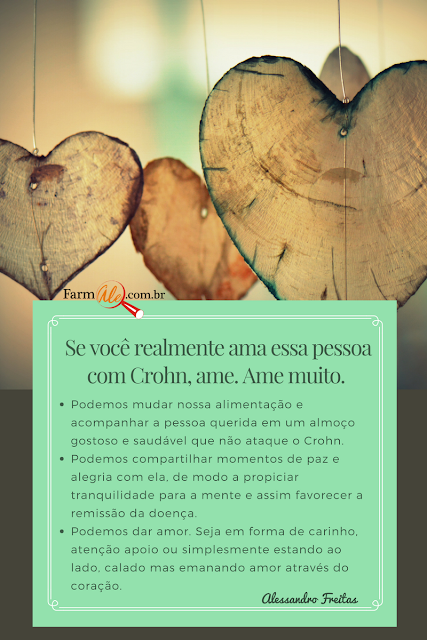 A doença de Crohn não é fácil, mas com amor pode ser mais leve