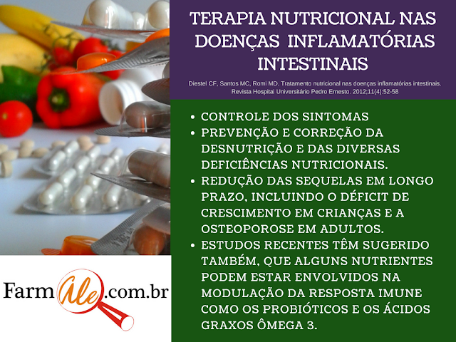 Educação em Nutrição é Fundamental para Pacientes com Doenças Inflamatórias Intestinais e para Profissionais de Saúde