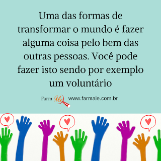 DIA DO VOLUNTÁRIO NO BRASIL – 28 DE AGOSTO