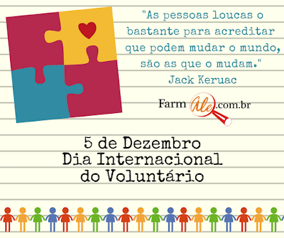 5 de Dezembro: Dia Internacional do Voluntário