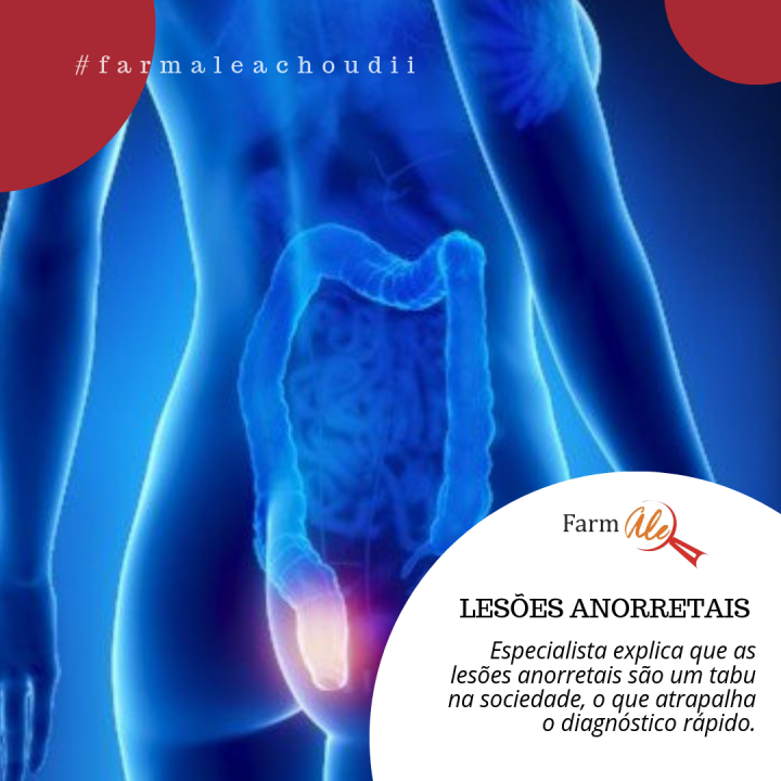 Lesões anorretais são um tabu na sociedade