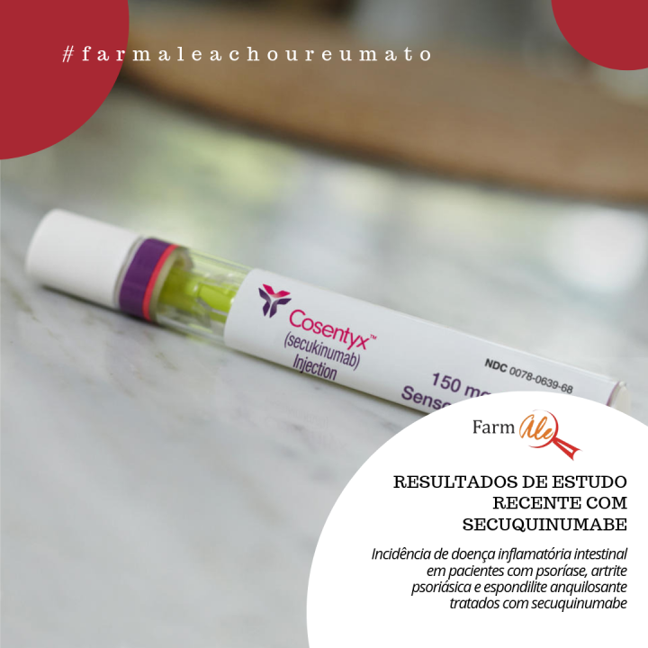 Incidência de doença inflamatória intestinal em pacientes com psoríase, artrite psoriásica e espondilite anquilosante tratados com secuquinumabe