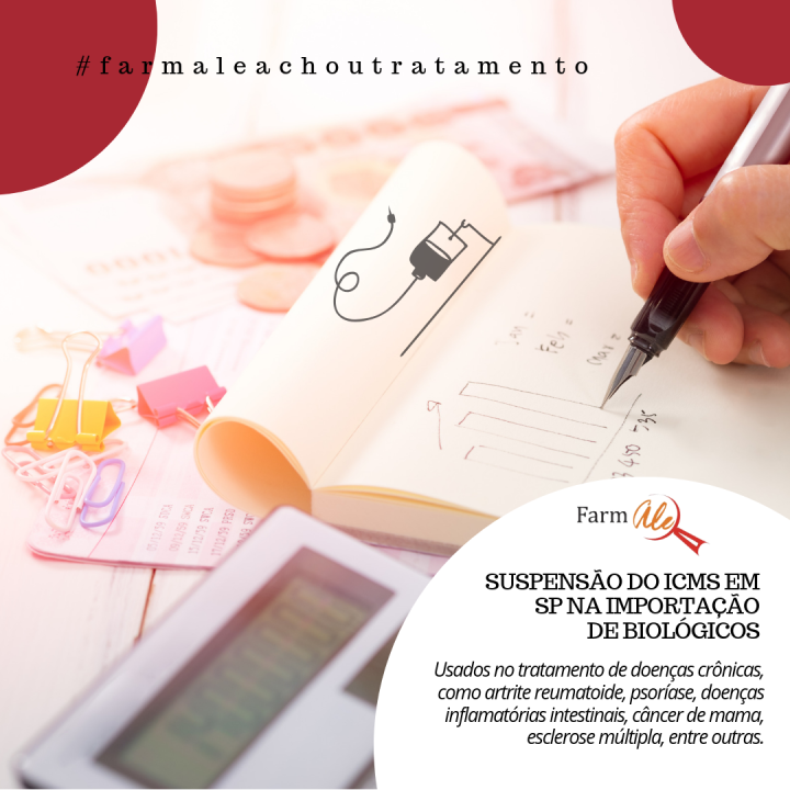 Governo de SP suspende imposto na importação de medicamento para doença crônica