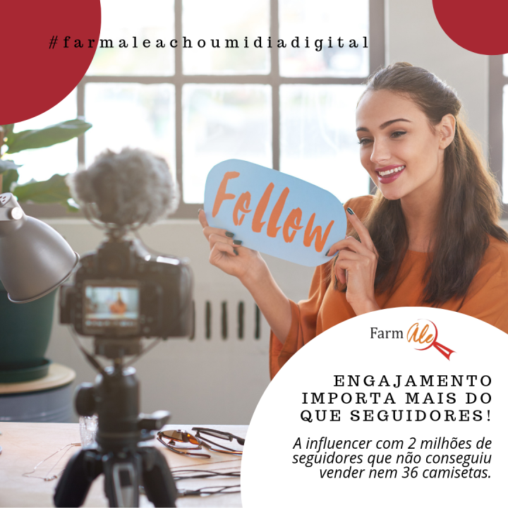 Engajamento importa mais do que seguidores!