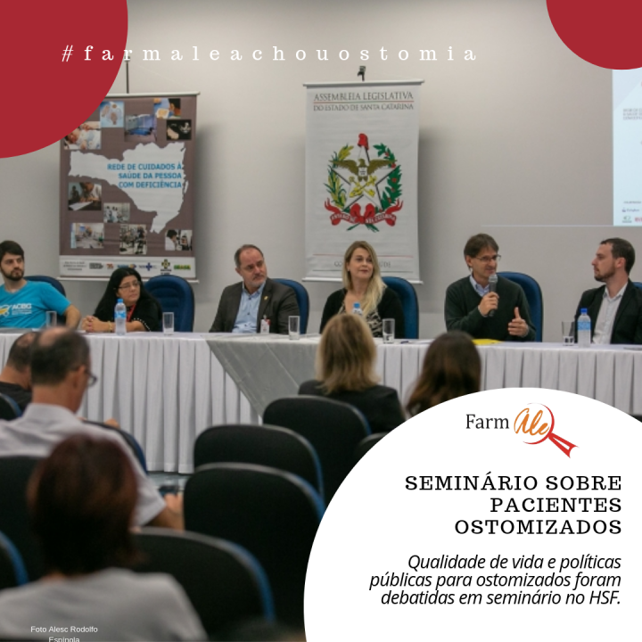 Seminário sobre pacientes ostomizados no HSF