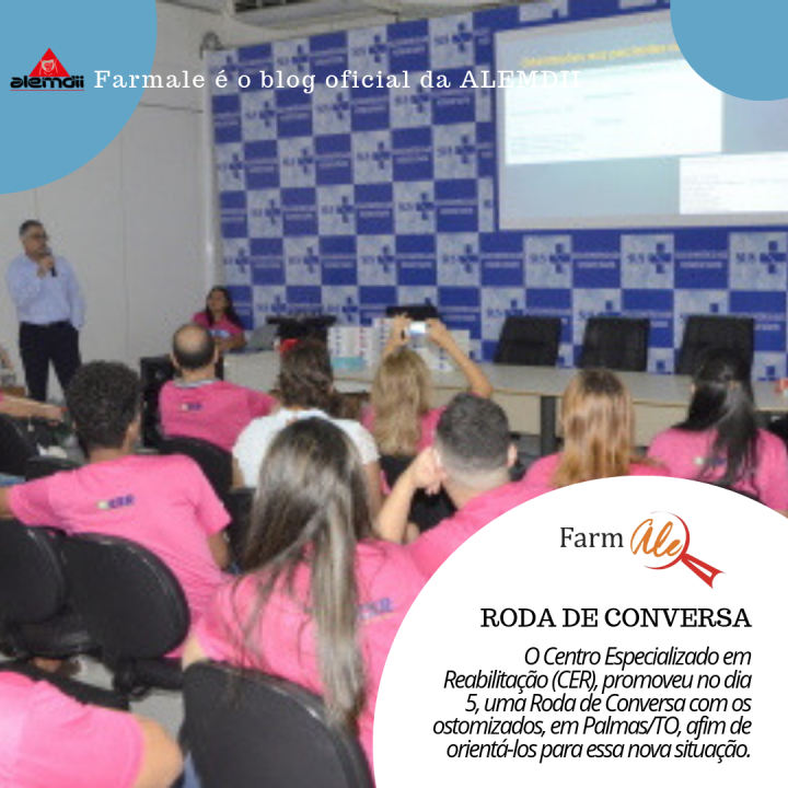 Roda de conversa com ostomizados em Tocantins