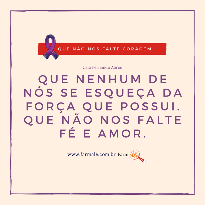 Que não nos falte coragem