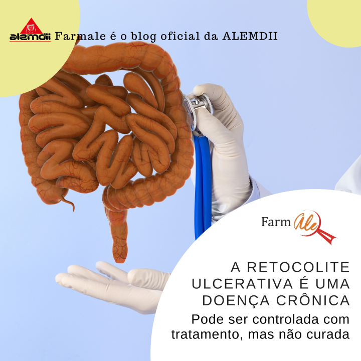 A retocolite ulcerativa é uma doença crônica