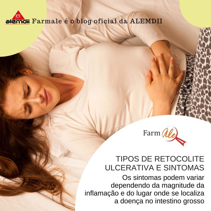 Tipos de retocolite ulcerativa e os seus sintomas