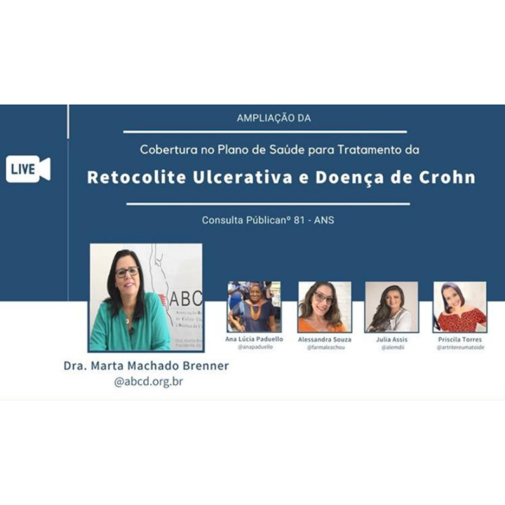 Ampliação da Cobertura no Plano de Saúde para Tratamento da Retocolite Ulcerativa e Doença de Crohn