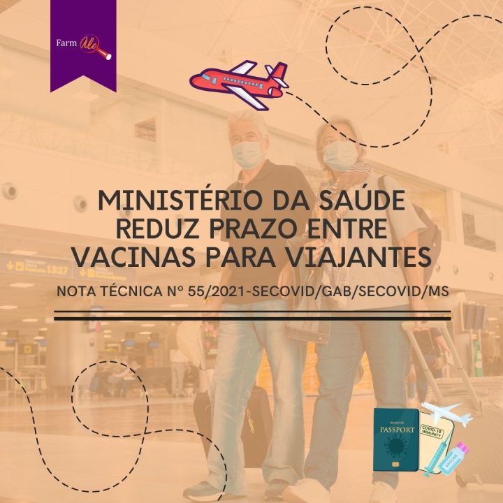 Ministério da Saúde reduz prazo entre vacinas para viajantes