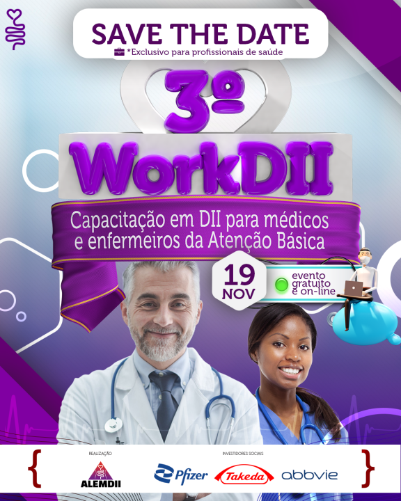 3º WorkDII – capacitação em doenças inflamatórias intestinais
