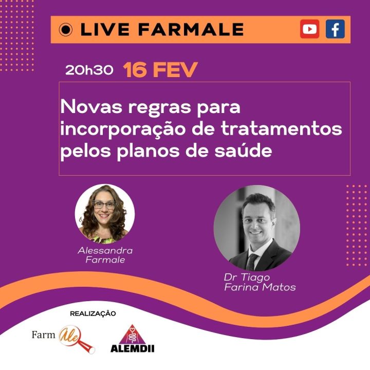 Live Farmale sobre planos de saúde