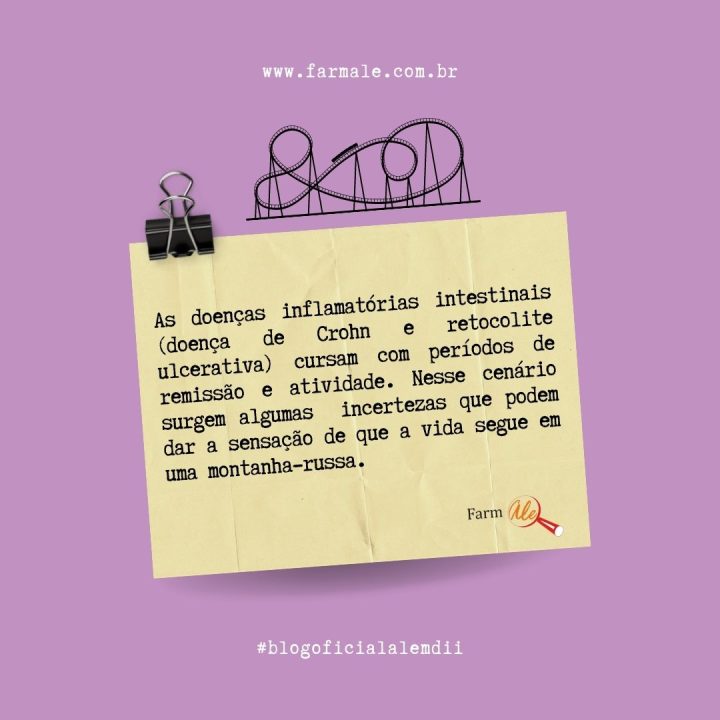 Viver com uma doença inflamatória intestinal é como viver em uma montanha-russa?