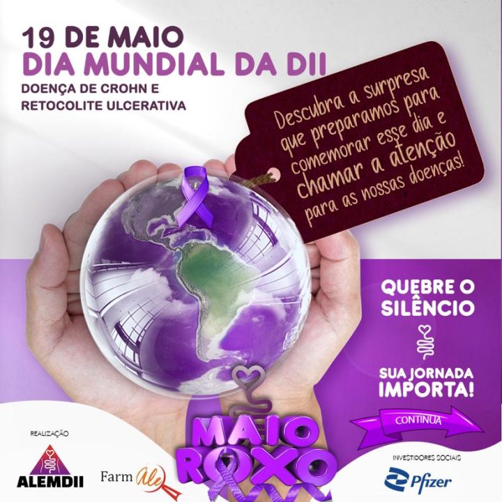 Flash Mob Maio Roxo ALEMDII