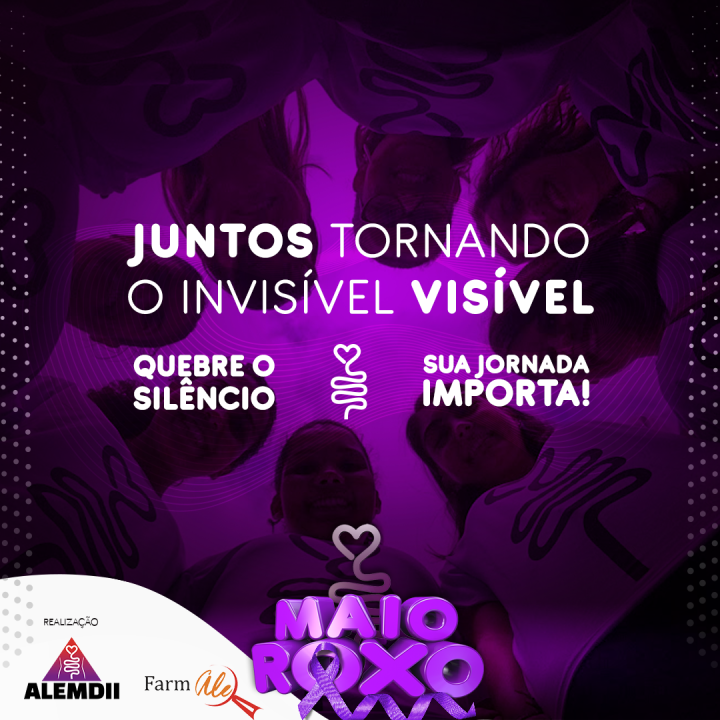 Maio Roxo pelas Doenças Inflamatórias Intestinais