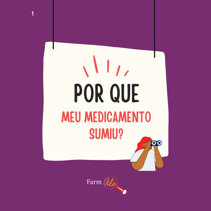 Por que meu medicamento sumiu?