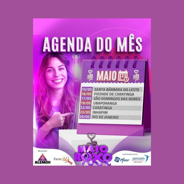 Agenda Maio Roxo da ALEMDII