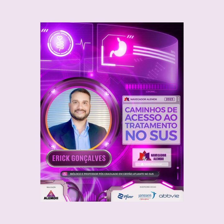 HOJE , 3 de outubro, no Navegador ALEMDII teremos aula com Erick Gonçalves